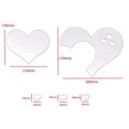 thumbnail image 4 of 3D DIY Mirror Heart Shape Cute se puede fijar directamente a la pared Eccomum Pegatinas de pared, 4 of 4