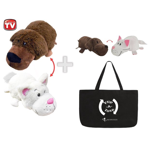 FlipaZoo 16" & FlipZee 5" & FlipaTote COMBO ( BRADLEY LABRADOR / RACHEL