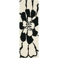 thumbnail image 5 of SAFAVIEH Soho Kelly Floral Wool Area Rug, Black/White, 3'6" x 5'6", 5 of 9