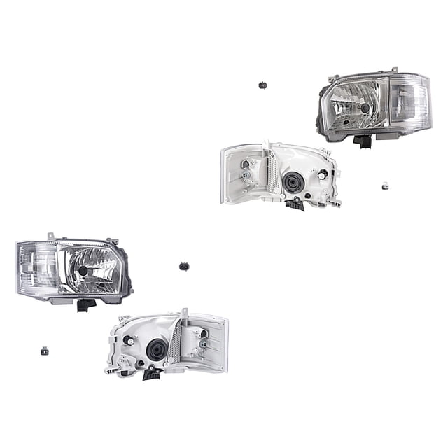 Par de Faros Hiace 2014 A 2019 Toyota Manual/Eléctrico P/Halog DEPO .