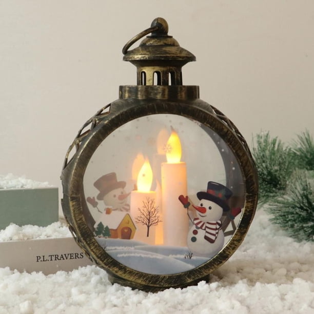 Árbol De Navidad Colgante Led Luces Navideñas Adornos Para Escritorio Estantería Patio Vogacara HA045592-03