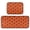 Strawberry and White Stars Pattern, variant on 2-Piece Kitchen Mat Set Non Slip Washable Floor Mats Decorative Rugs for Kitchen Sink Laundry Strawberry and White Stars Pattern