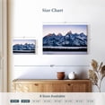 thumbnail image 4 of Elephant Stock Jackson Hole Grand Teton Wall Art - Horizontal Canvas Wall Art - Living Room Wall Decor - Nature Canvas - Blue And Gray Decor - 24" x 16", 4 of 8
