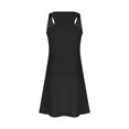 thumbnail image 5 of lcziwo Girls Tennis Dress Summer Casual Workout Tank Dresses Racerback Sleeveless Athletic Golf Dress Black 14-15Years, 5 of 8
