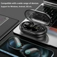 thumbnail image 7 of Wireless Earbuds with Charging Case,Bluetooth 5.3 Headphones Digital Display 48 Hrs Playtime Sports Ear Buds with Earhook Deep Bass IPX6 Waterproof Earphones for TV Phone Laptop - Black, 7 of 7