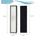 thumbnail image 2 of HQRP Kit: 2pcs Filter C & 4-pack Carbon Filters (Reserve) Compatible with GermGuardian AC5300B AC5350W AC5350B AP2800CA AC5000E AC5250 AC5250PT Air Purifiers, FLT5000 Replacement, 2 of 6