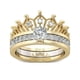 thumbnail image 1 of onlyliua Buscador de Regalos Corona Desmontable para Damas Microincrustaciones de Circonitas, Dos Piezas, Dos En Uno, 1 of 2
