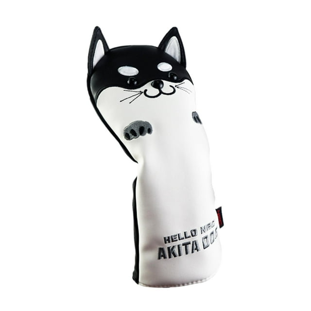 Golf Driver Wood Protector Headcover Stylish Guards Black