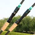 thumbnail image 6 of 1.65m-2.1m 4/5 Section Fiberglass Spinner Baitcasting Fishing Rod M Tone Fish Pole Carp Fishing Tackle Accessories Raw Leather Straight Handle 2.1M, 6 of 9