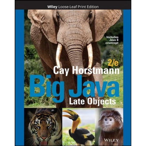Big Java: Late Objects, 9781119398721, 111939872X, Paperback, 2 edition