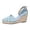 Sky Blue, variant on IWRICH Espadrilles Wedges Sandals for Women Wedge Platform Sandals Closed Toe Ankle Strap Buckle Casual Summer Wedge Heels White 9