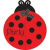 Ladybug Fancy Invitation Gatefold,Pack of 8,3 packs
