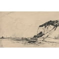 thumbnail image 2 of Sir Frank Short 24x16 Gold Ornate Framed and Double Matted Museum Art Print Titled - The Coast Road, Kingsdown, No.2, 1922 (1922), 2 of 4