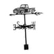 thumbnail image 3 of Veleta negra para camioneta, adorno para camión, accesorios para manualidades, veleta de Metal, indicador de dirección del viento para granja,, 3 of 8