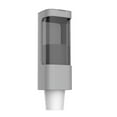 thumbnail image 4 of Portavasos desechable Portavasos Portavasos de papel Dispensador de agua Portavasos a prueba de polvo Portavasos de papel de doble tubo montado en la pared, 4 of 4