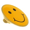 thumbnail image 2 of PinMart's Yellow Happy Smiley Face Enamel Lapel Pin - 5 Pack, 2 of 3