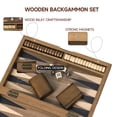 thumbnail image 3 of Set de juego de mesa de backgammon GSE Games & Sports Expert, 3 of 7