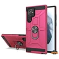 thumbnail image 2 of For Samsung Galaxy S22+ Plus Hybrid Ring Stand [360° Rotatable Ring Holder Magnetic Kickstand] Armor Shockproof Rubber Phone Case Cover by Xpression [Hot Pink], 2 of 9