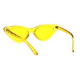 thumbnail image 5 of Womens Gothic Cat Eye Pop Color Funk Vintage Sunglasses Yellow, 5 of 5