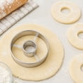thumbnail image 4 of Stainless Steel Donut Cutter, 3.86 Inch Doughnut Cutters Mold, Professional Baking Tool for Making Perfect Donuts, Bagels, Cookies, Biscuits, and More 1PCS, 4 of 7