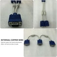thumbnail image 4 of EeaseCA 2PCS VGA Splitter Male To Dual Female Out Video Adapter Cable For Monitor TV, 4 of 8