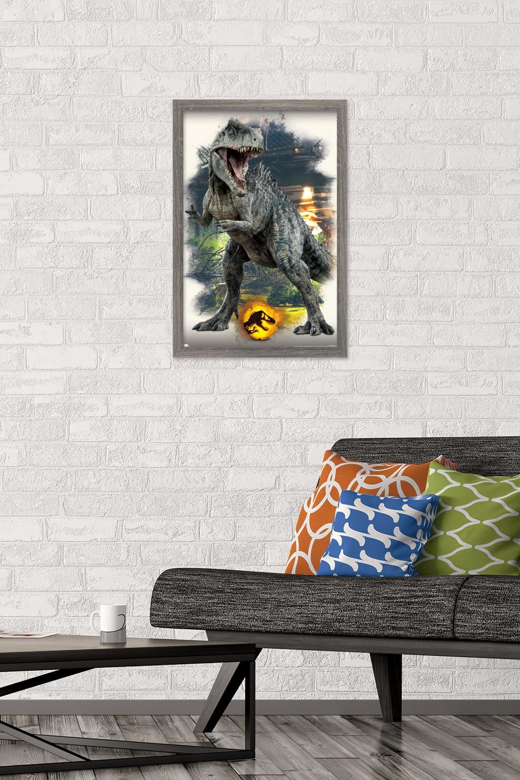 Jurassic World: Dominion - Giganotosaurus Focal Wall Poster, 14.725" x 22.375" Framed