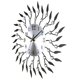 thumbnail image 1 of Reloj de pared moderno tictac silencioso creativo 黑色 Sunnimix Reloj de pared decorativo, 1 of 8