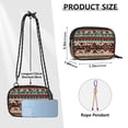 thumbnail image 4 of FORMRS Mini Crossbody Bag for Women Adjustable Shoulder Rope Travel Casual Phone Purse, Tribal Art, 4 of 7