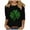 Multicolor 4, variant on hotojiny St. Patrick's Day Shirt for Women Cute Print Plus Size Summer Tops Lightweight Crew Neck 3/4 Sleeve Work Party Tee Shirt