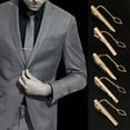 thumbnail image 2 of GKNET Men Tie Clip Business Pin Clasp Necktie Clip Clasp Delicate Jewelry Classic Short Clip/-10, 2 of 9
