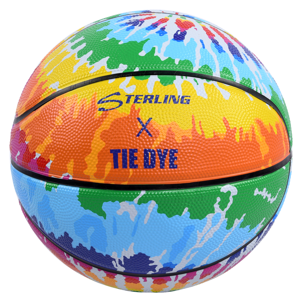 Sterling Athletics Tie Dye Superior Grip Indoor/Outdoor Basketball (Size 5 Junior & Youth 27.5")