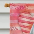 thumbnail image 3 of Carolines Treasures BB9761CHF Weimaraner Love Flag Canvas - House Size, 3 of 4