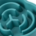 thumbnail image 4 of Comedero para perros pequeños, cuenco para rompecabezas, comedero para detener hinchazón, cuenco para gatos, juguete interactivo antiasfixia , verde Sunnimix Comedero lento para perros, 4 of 7