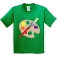 thumbnail image 3 of Inktastic Artist Palette and Brush Youth T-Shirt, 3 of 5