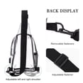 thumbnail image 3 of TINYAT Clear Crossbody Bag for Women Men Lightweight Sling Bag Waterproof Shoulder Bag for Stadium Concert Outdoor Activity, 3 of 7