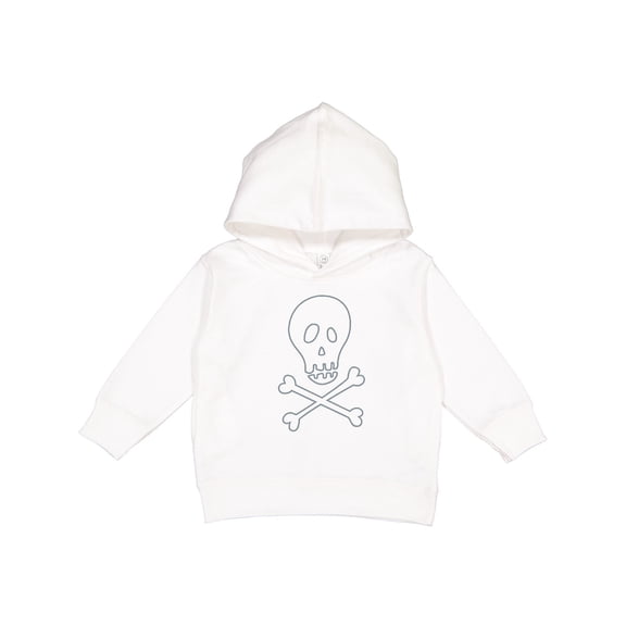 Inktastic Skull and Crossbones Toddler Hoodie