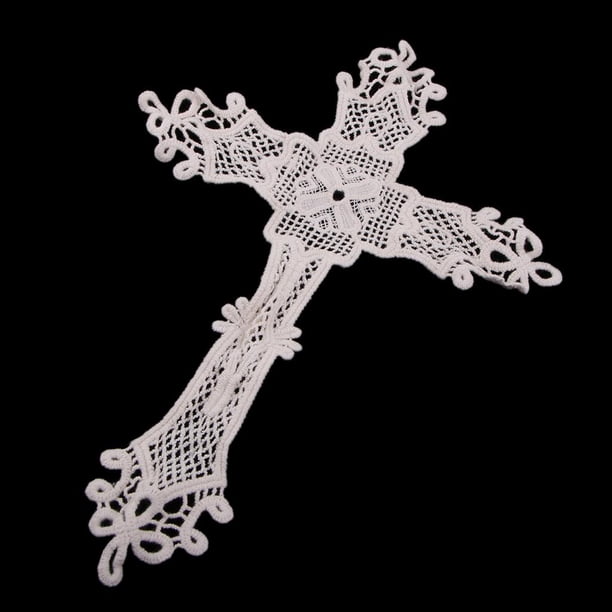 あめり様♡Eaphi PATCHWORK EMBROIDERY LACE JA… yuksok Embroidery Lace Cross Applique Dress DIY Embroidered Lace