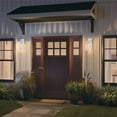 thumbnail image 3 of Martin 13.5 in. 1-Light White Hardwired Outdoor Wall Lantern Sconce with No Bulbs Included (2-Pack), 3 of 9