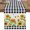 Yellow Green Black, variant on nqOlkjepod Sunflower Table Runner 36 Inches Long Farmhouse Dress Scarves, Black White Buffalo Plaid Check Country Bee Dining Tablerunner for Coffee Table/Kitchen Island/Party Décor, Small 13" x 36"