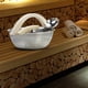 thumbnail image 5 of de de 7L, lavabo de acero inoxidable con accesorios de de mango largo, mangos de madera, fácil de agarrar, fuerte y duradero, Macarena cubo de sauna, 5 of 8