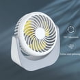 thumbnail image 4 of sruoe Portable Tabletop Fan, Desktop Fan, Desk Fan, Stroller Fan, Mini Tabletop Fan, Small Fan, Table Fans Oscillating for Home Clearance, Camping Fan, 4 of 5