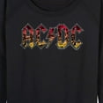 thumbnail image 3 of ACDC - Poster Texture - Women's Lightweight French Terry Long Sleeve Shirt, 3 of 5