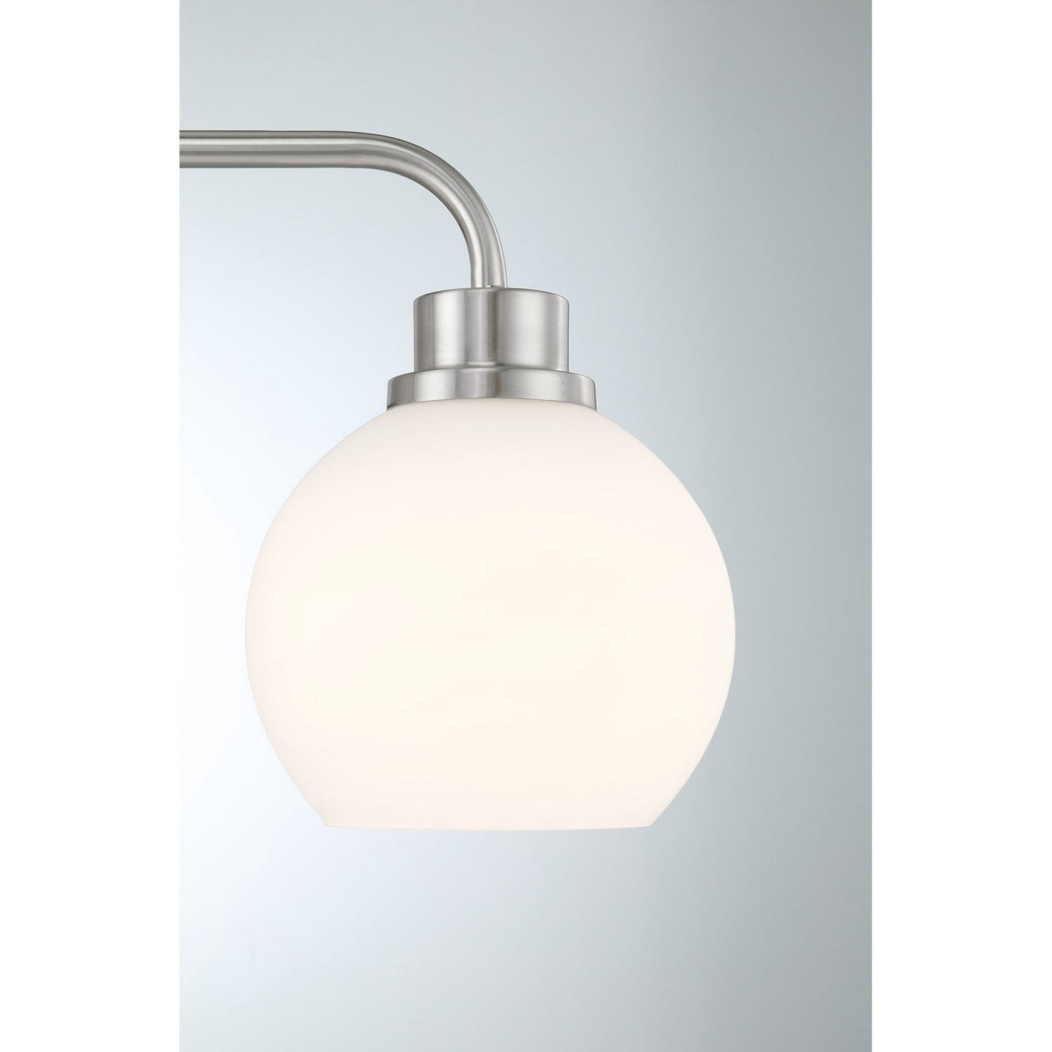 Bathroom Vanity Light in Brushed Nickel