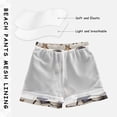 thumbnail image 5 of Retro Style Football with Stars Swim Trunks Board Shorts Beach Pants Bathing Bottoms L, 5 of 8