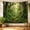 D, variant on XaaKee Tapestry Wall Hanging, Mystical Green Enchanted Woodland Wall Tapestry, High-Quality Polyester Large Tapestry For Bedroom And Living Room, 60x40Inch