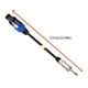 thumbnail image 3 of Durable 50cm/19.69in Speakon to 1/4inch (6.35mm) TS Wire Cable for Bass Amps Power Amplifer, Reliable Speaker Cable, 3 of 4