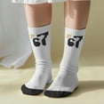 thumbnail image 7 of 67 Socks for Boys Girls Women Men 6 7 Meme Novelty Crew Socks Funny Gifts For Six Seven Stuff Lovers, 7 of 7