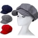 thumbnail image 2 of Ayyufe - Gorro de lana para mujer, estilo sencillo, cálido, para otoño e invierno, informal, de lana, boina francesa, color liso, 2 of 3