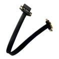 thumbnail image 1 of PCI-E 3.0 1X Graphics Card Full Speed Extension Cable Supports NIC Sound Card Multifunctional Convenient USB Card,180, 1 of 5