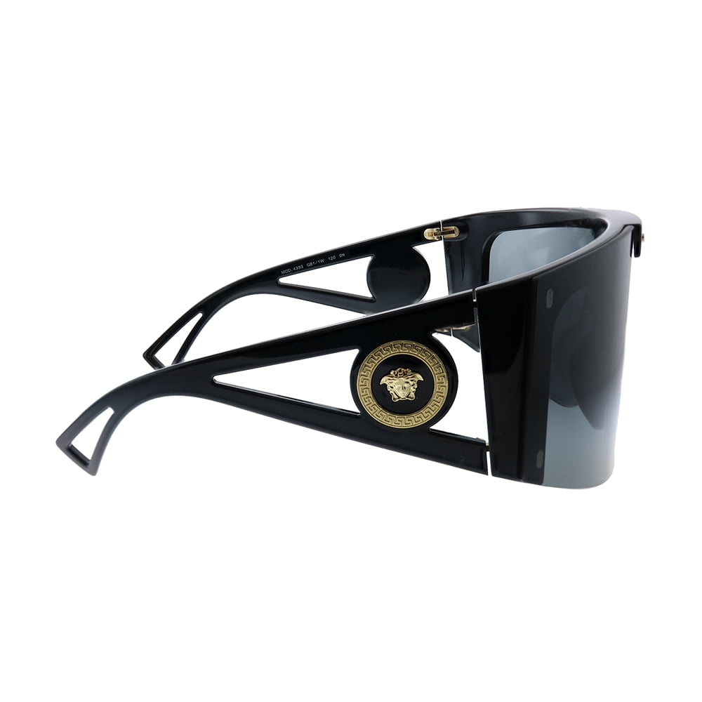 Versace Womens Shield Sunglasses VE 4393 Black Plastic Frame  display picture 1
